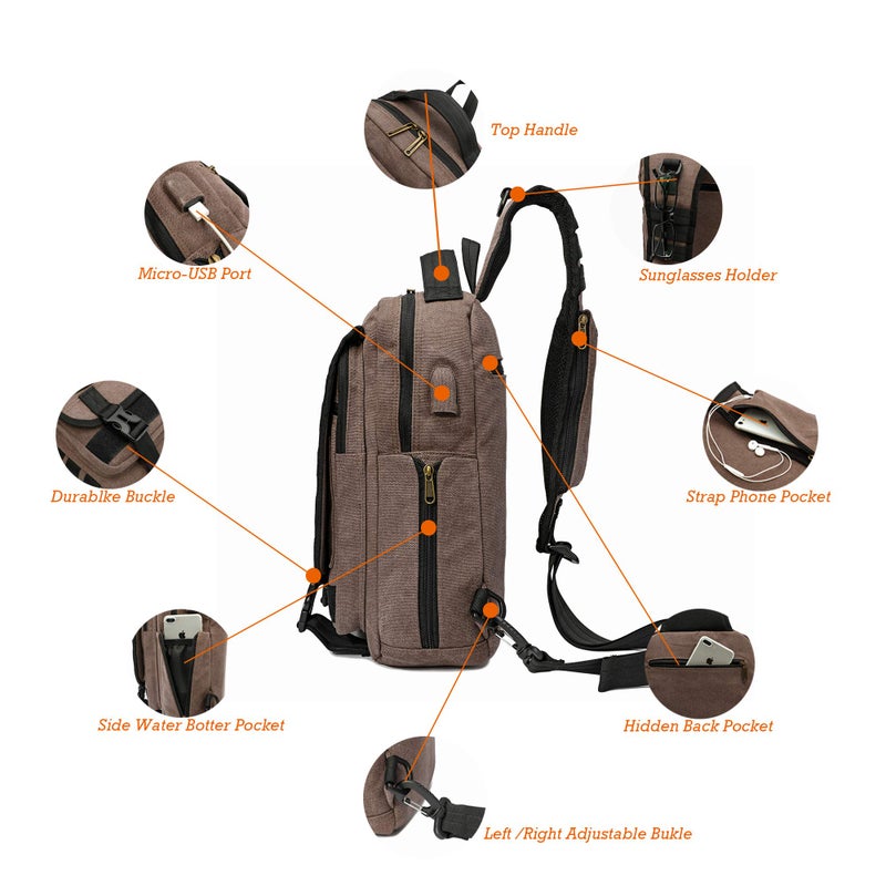 NICGID Tactical Military Backpack Large Daypack Molle Army Assault Pack Bug Out Bag Water Resistant Travel Fishing Hiking Trekking Rucksack - Image 3